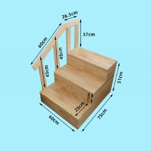 兒童發(fā)育篩查智測評估DST兒心Gesell量表專用實木扶梯木樓梯步梯